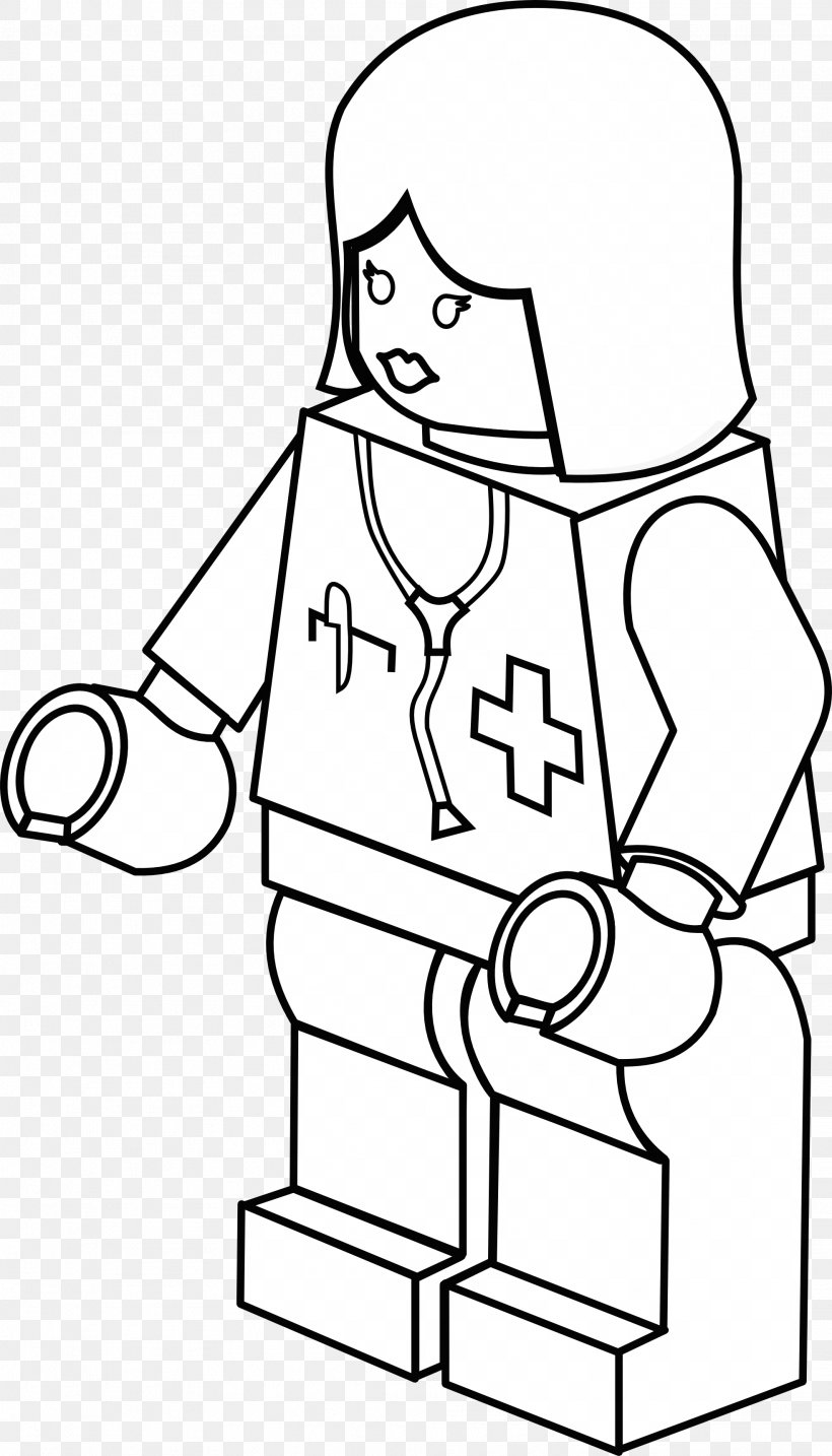 Clip Art Lego Minifigure Toy Block Lego: Ninjago: Cole, PNG, 1969x3444px, Lego, Area, Art, Black And White, Drawing Download Free