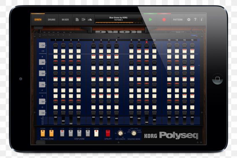 Korg Polysix Borderlands IPad Mini Sound Synthesizers, PNG, 1200x800px, Korg Polysix, App Store, Apple, Audio Receiver, Borderlands Download Free