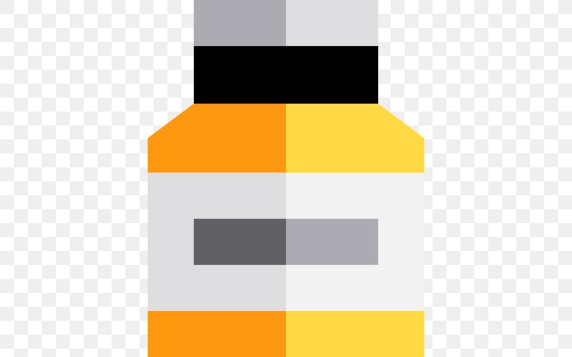 Line Angle Bottle, PNG, 512x512px, Bottle, Brand, Orange, Rectangle, Yellow Download Free