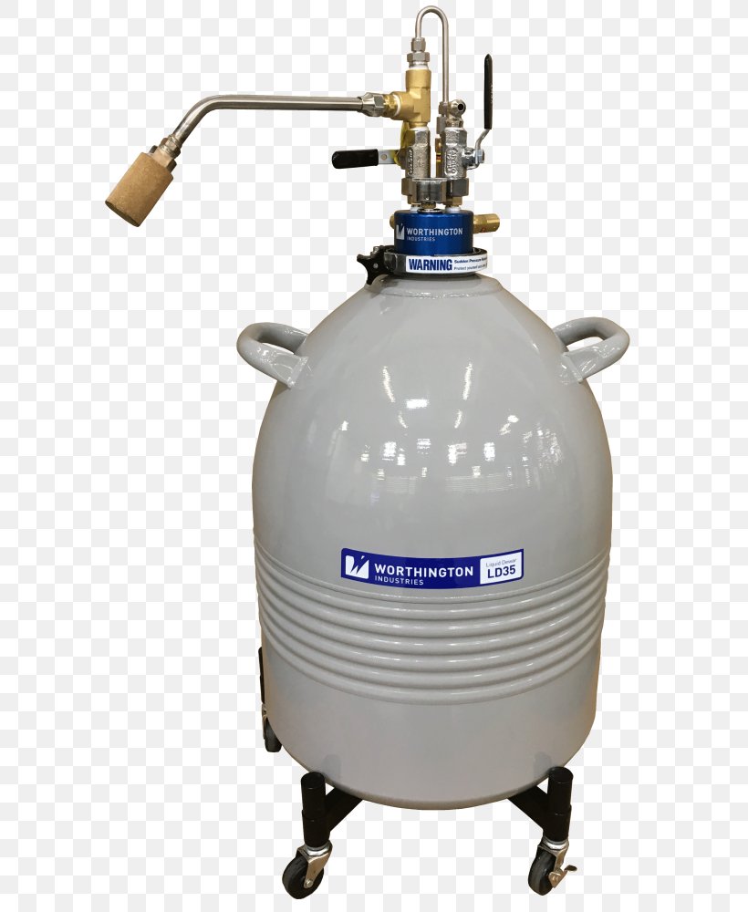 Liquid Nitrogen Cryogenic Storage Dewar Gas Dewargefäß, PNG, 589x1000px, Liquid Nitrogen, Bottle, Cryogenics, Cylinder, Gas Download Free