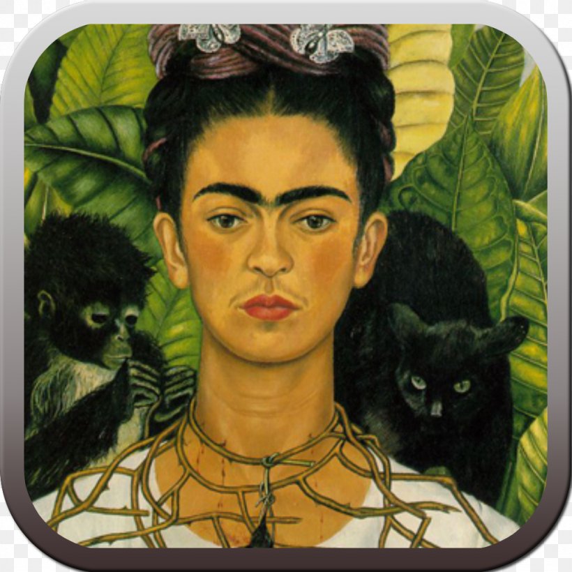 Nickolas Muray Self-Portrait With Thorn Necklace And Hummingbird Frida Kahlo Museum Artist Painting, PNG, 1024x1024px, Nickolas Muray, Art, Artist, Cat, Cat Like Mammal Download Free
