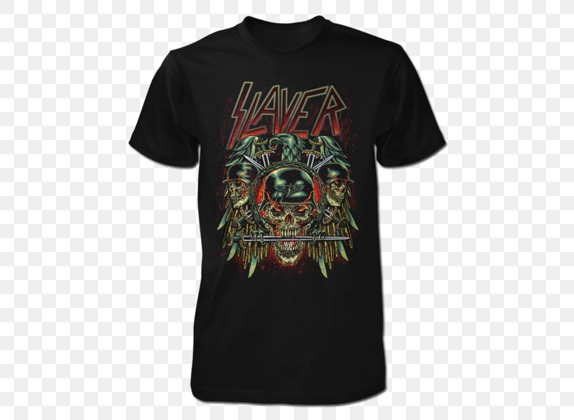 T-shirt Thrash Metal Slayer Clothing, PNG, 600x600px, Tshirt, Active Shirt, And Justice For All, Anthrax, Brand Download Free