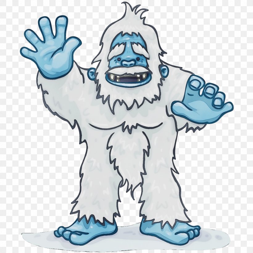 Tom Clancy's Ghost Recon Wildlands Drawing Yeti Silhouette Cartoon, PNG, 1024x1024px, Watercolor, Animation, Cartoon, Drawing, Jaw Download Free