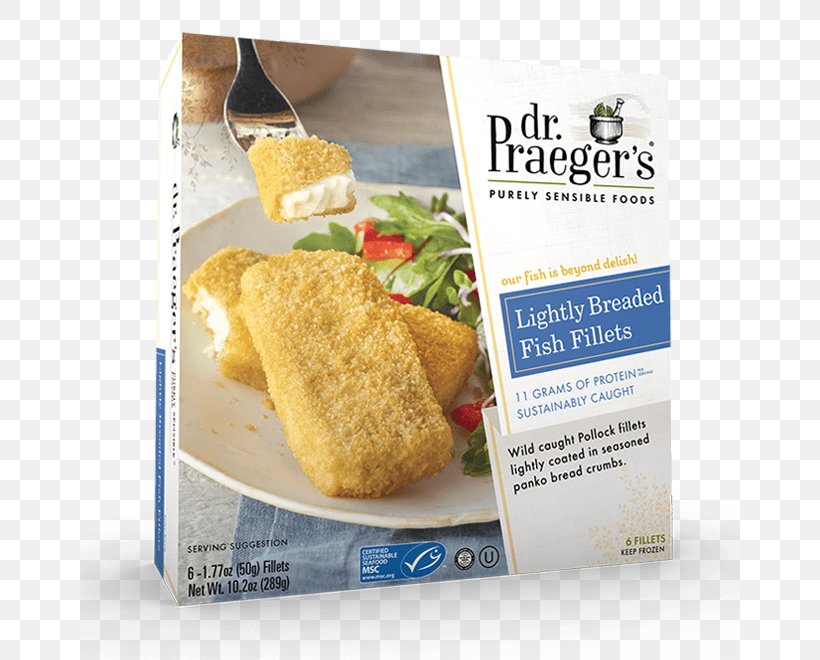 Fish Finger Breaded Cutlet Fast Food Dr. Praeger's Fish Fillet, PNG, 660x660px, Fish Finger, Alaska Pollock, Bread Crumbs, Breaded Cutlet, Breakfast Download Free