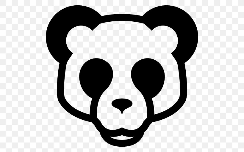 Giant Panda Bear, PNG, 512x512px, Giant Panda, Animal, Artwork, Bear, Black Download Free
