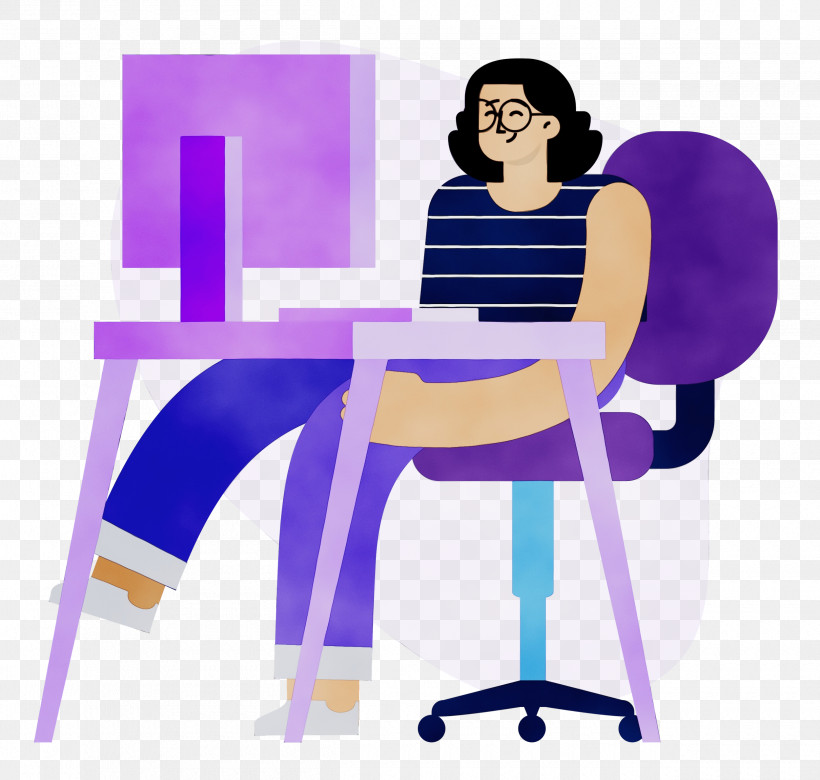 Chair Sitting Cartoon Joint Line, PNG, 2500x2381px, Working, Behavior, Cartoon, Chair, Computer Download Free