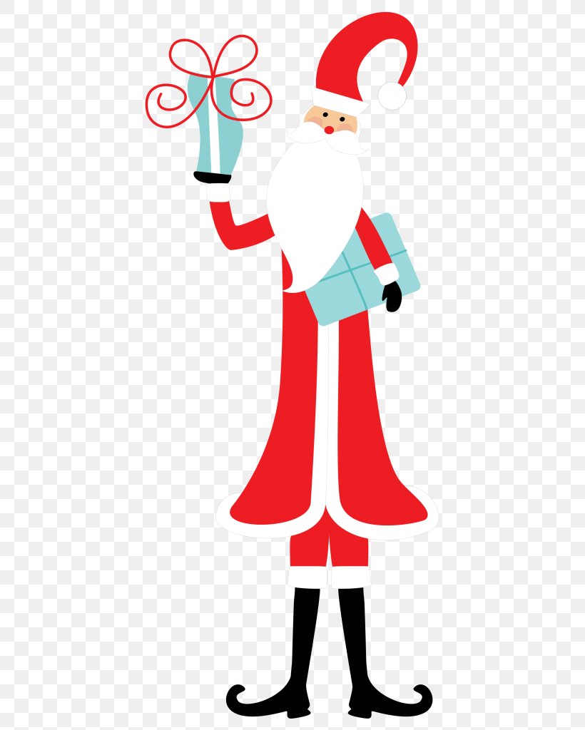 Christmas Gift Cartoon, PNG, 430x1024px, Santa Claus, Christmas, Fictional Character, Gift, Health Download Free
