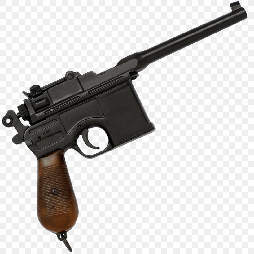 Firearm Weapon Pistol Mauser C96, PNG, 1000x1000px, Watercolor, Cartoon, Flower, Frame, Heart Download Free