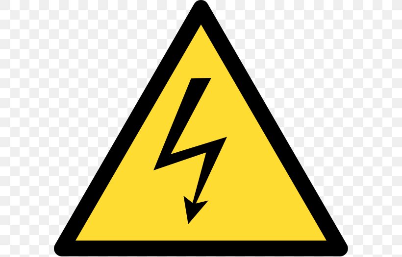 High Voltage Electricity Warning Sign, PNG, 600x525px, High Voltage, Area, Electric Power, Electricity, Electronic Symbol Download Free