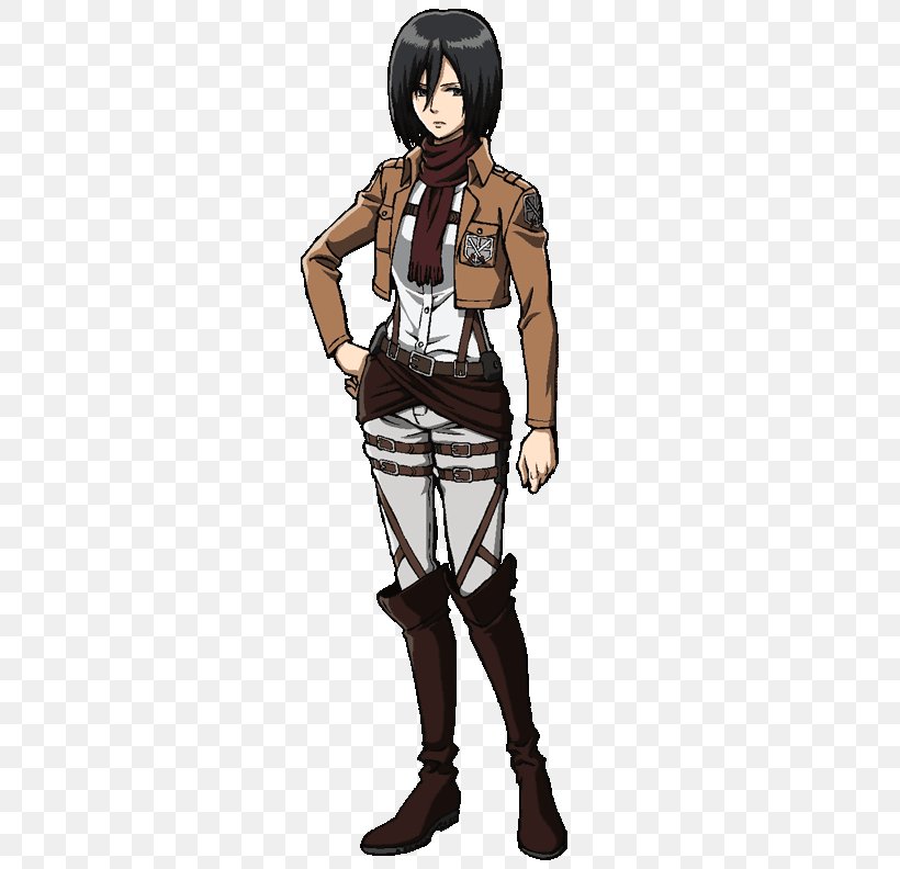 Mikasa Ackerman Eren Yeager Attack On Titan Cosplay Character, PNG, 387x792px, Watercolor, Cartoon, Flower, Frame, Heart Download Free