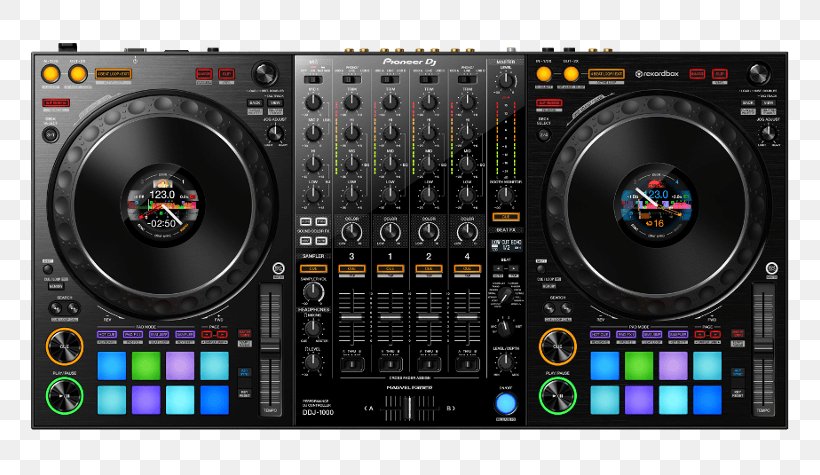 DJ Controller Pioneer DJ Disc Jockey Nightclub Audio Mixers, PNG, 800x475px, Watercolor, Cartoon, Flower, Frame, Heart Download Free