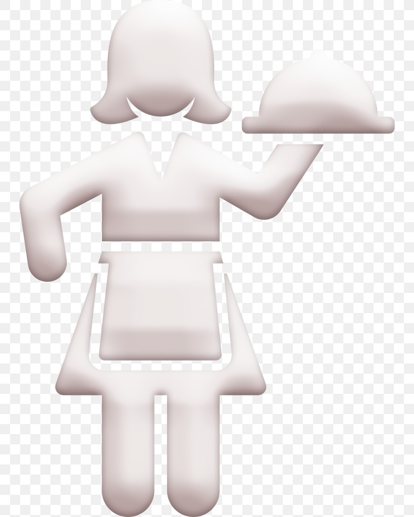 Woman With Dish On Her Hand Icon Food Icon Working Women Icon, PNG, 744x1024px, Food Icon, Behavior, Chef Icon, Computer, Hm Download Free