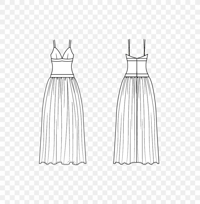 Gown Drawing Dress Clothes Hanger Pattern, PNG, 943x962px, Gown, Black And White, Clothes Hanger, Clothing, Costume Design Download Free