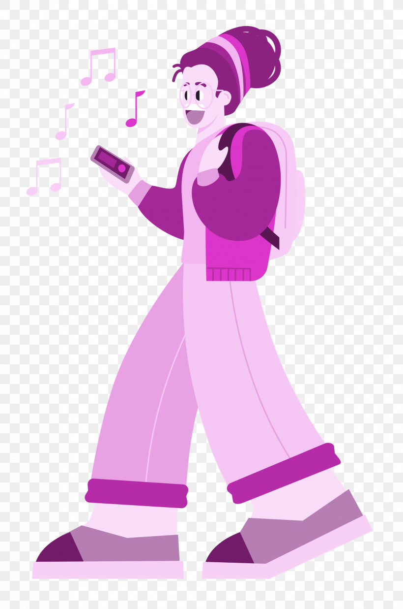 Listening Music, PNG, 1657x2500px, Listening Music, Beautym, Cartoon, Character, Clothing Download Free