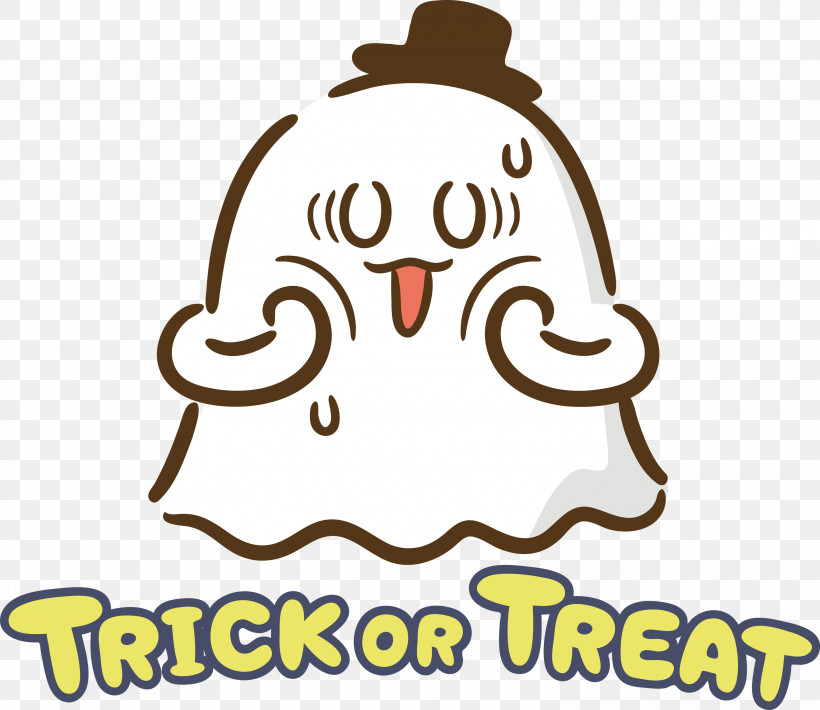 TRICK OR TREAT Happy Halloween, PNG, 3000x2599px, Trick Or Treat, Behavior, Cartoon, Happiness, Happy Halloween Download Free