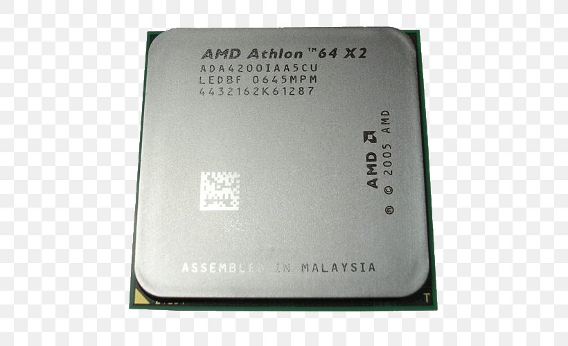 Athlon 64 X2 Central Processing Unit Advanced Micro Devices, PNG, 500x500px, Athlon 64 X2, Advanced Micro Devices, Amd Athlon X2, Athlon, Athlon 64 Download Free