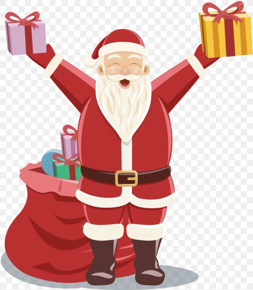 Santa Claus Gift Christmas Ornament Illustration, PNG, 870x1000px, Santa Claus, Bombka, Christmas, Christmas Decoration, Christmas Ornament Download Free
