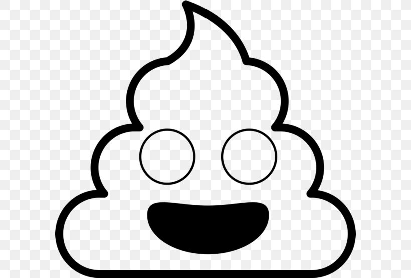 Coloring Book Pile Of Poo Emoji Child Drawing, PNG, 600x555px, Coloring Book, Black, Black And White, Book, Character Download Free