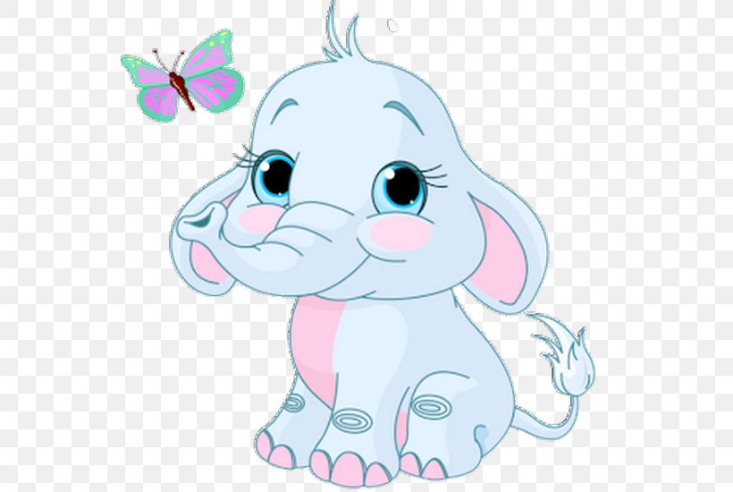 Elephant Clip Art Drawing Image Cartoon, PNG, 550x550px, Watercolor, Cartoon, Flower, Frame, Heart Download Free