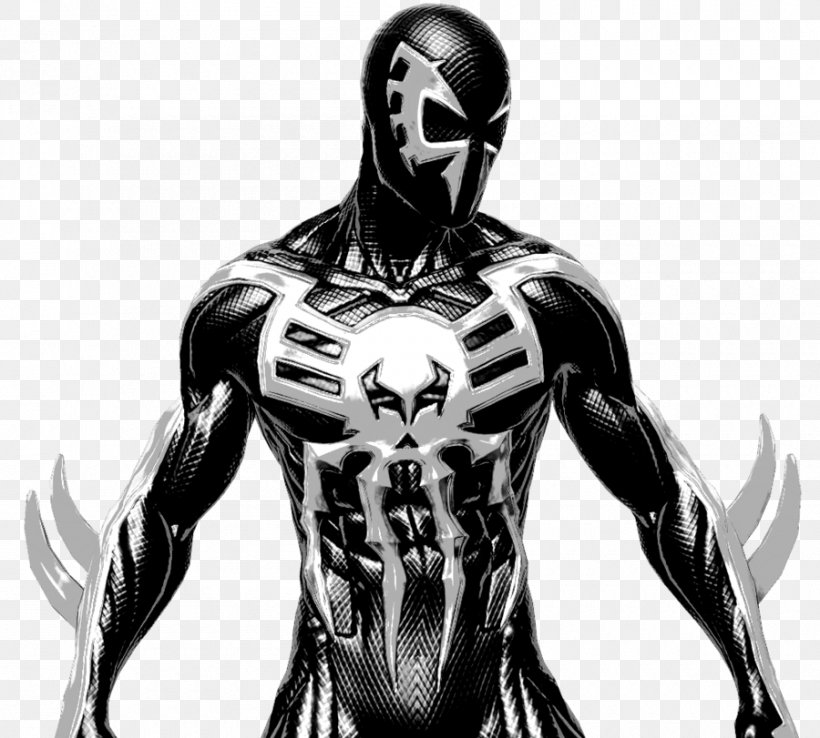 Venom Spider-Man 2099 Felicia Hardy Miles Morales, PNG, 900x811px, Venom, Arm, Armour, Black And White, Carnage Download Free