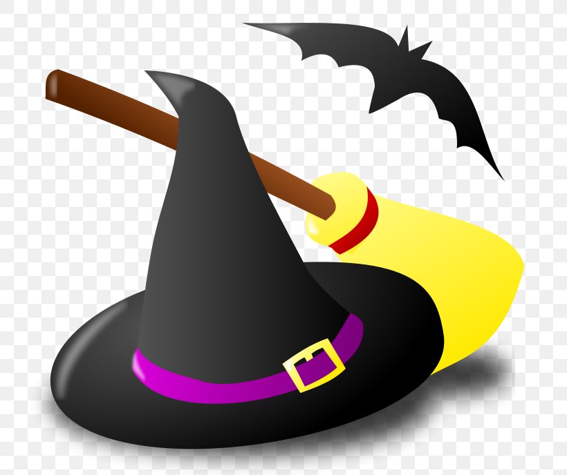 Broom Witch Hat Witchcraft Clip Art, PNG, 730x688px, Broom, Beak, Drawing, Hat, Headgear Download Free