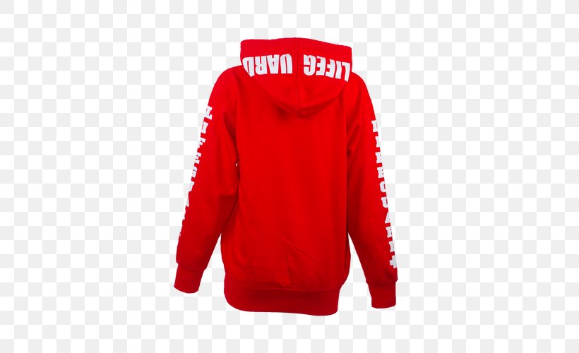 Hoodie Bluza Sleeve, PNG, 500x500px, Hoodie, Bluza, Hood, Outerwear, Red Download Free
