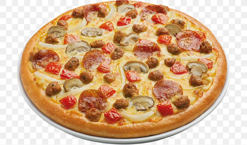 New York-style Pizza Hot Dog Italian Cuisine Barbecue, PNG, 708x481px, Pizza, American Food, Barbecue, California Style Pizza, Cheese Download Free
