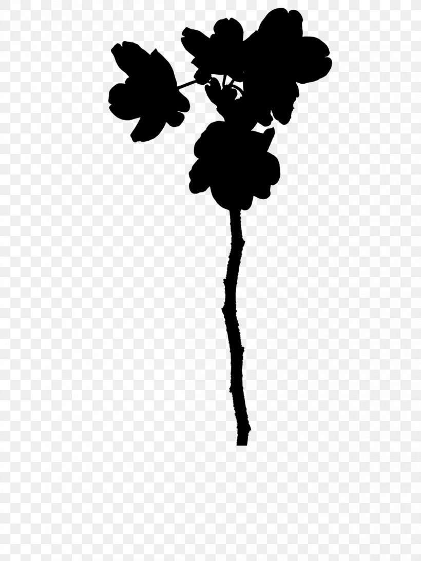 Twig Plant Stem Flower Leaf Silhouette, PNG, 1200x1600px, Twig, Blackandwhite, Botany, Flower, Flowering Plant Download Free