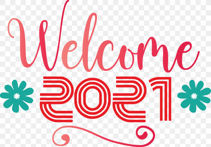 Welcome 2021 Year 2021 Year 2021 New Year, PNG, 3000x2093px, 2021 New Year, 2021 Year, Welcome 2021 Year, Flower, Geometry Download Free