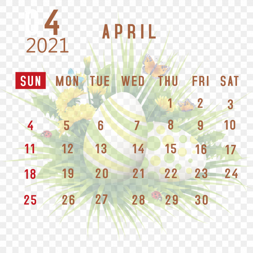 April 2021 Printable Calendar April 2021 Calendar 2021 Calendar, PNG, 3000x3000px, 2021 Calendar, April 2021 Printable Calendar, Biology, Flower, Line Download Free