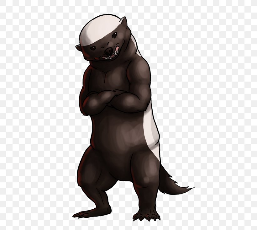 Honey Badger European Badger T-shirt, PNG, 600x733px, Honey Badger, Badger, Bear, Button, Carnivoran Download Free