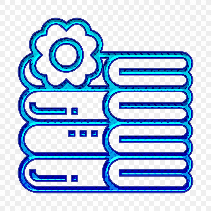 Spa Element Icon Flower Icon Towels Icon, PNG, 1204x1204px, Spa Element Icon, Blue, Electric Blue, Flower Icon, Line Download Free