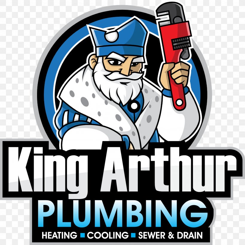 King Arthur Plumbing Heating & Air Conditioning Plumber HVAC, PNG, 2024x2024px, Plumber, Air Conditioning, Boiler, Brand, Cartoon Download Free