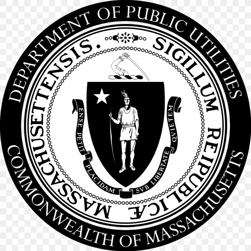 Seal Of Massachusetts Flag Of Massachusetts Great Seal Of The United States Massachusetts Department Of Public Utilities, PNG, 1200x1200px, Massachusetts, Badge, Black And White, Brand, Business Download Free