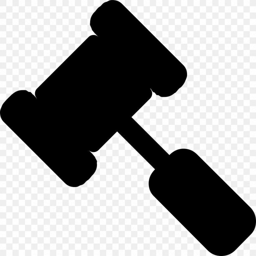 Gavel Hammer Tool, PNG, 980x980px, Gavel, Black And White, Claw Hammer, Finger, Font Awesome Download Free