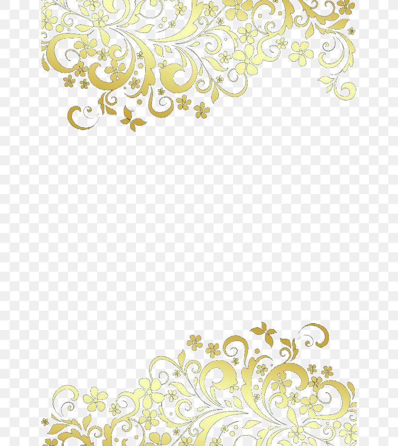 Gold Lace Pattern, PNG, 650x919px, Gold, Area, Border, Floral Design, Flower Download Free