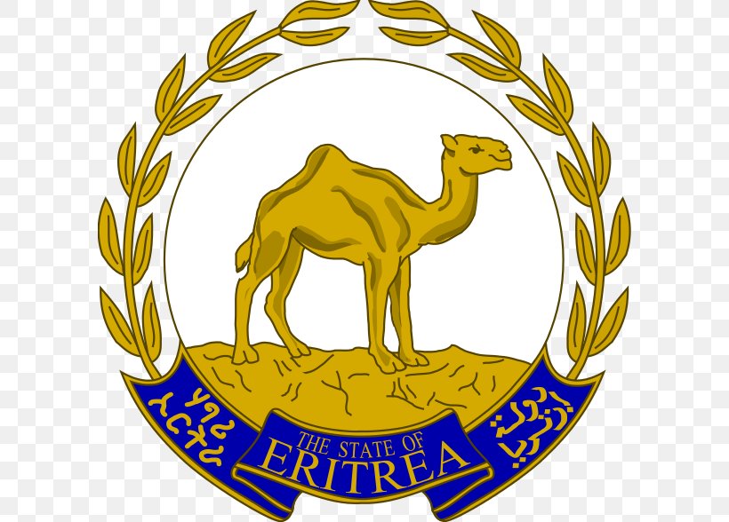Italian Eritrea Emblem Of Eritrea Flag Of Eritrea Coat Of Arms, PNG, 600x588px, Eritrea, Achievement, Area, Artwork, Camel Like Mammal Download Free