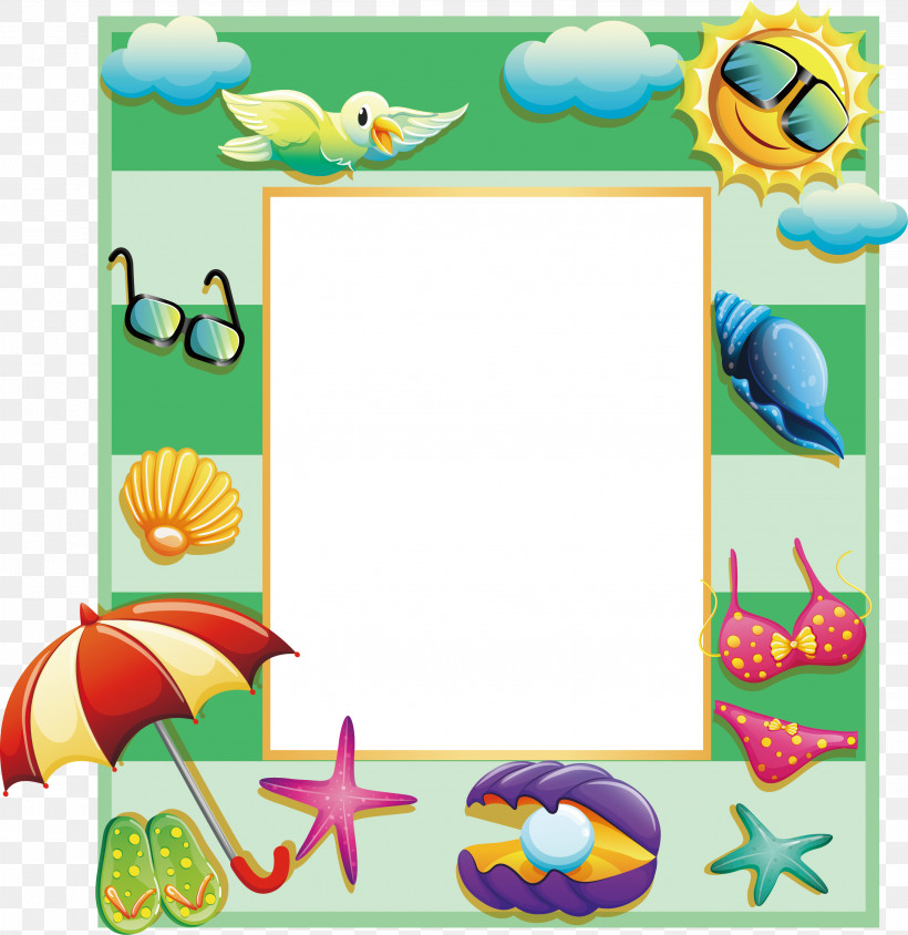 Photo Frame Picture Frame, PNG, 2933x3020px, Photo Frame, Area, Cartoon, Infant, Line Download Free