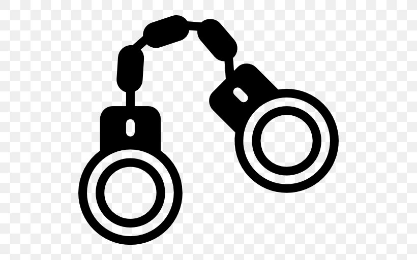 Clip Art, PNG, 512x512px, Handcuffs, Area, Arrest, Black, Black And White Download Free