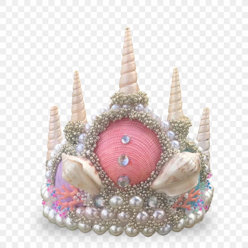 Crown Seashell Clothing Accessories Tiara Headpiece, PNG, 1000x1000px, Crown, Blue, Christmas Ornament, Clothing Accessories, Color Download Free