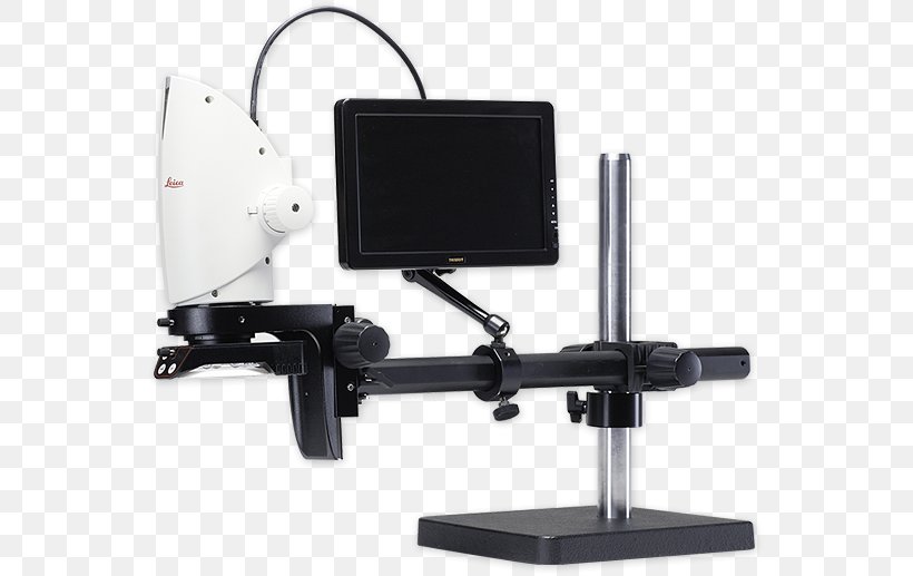 Digital Microscope Leica Microsystems Stereo Microscope Leica Camera, PNG, 555x517px, Microscope, Camera Accessory, Computer Monitor Accessory, Digital Data, Digital Microscope Download Free