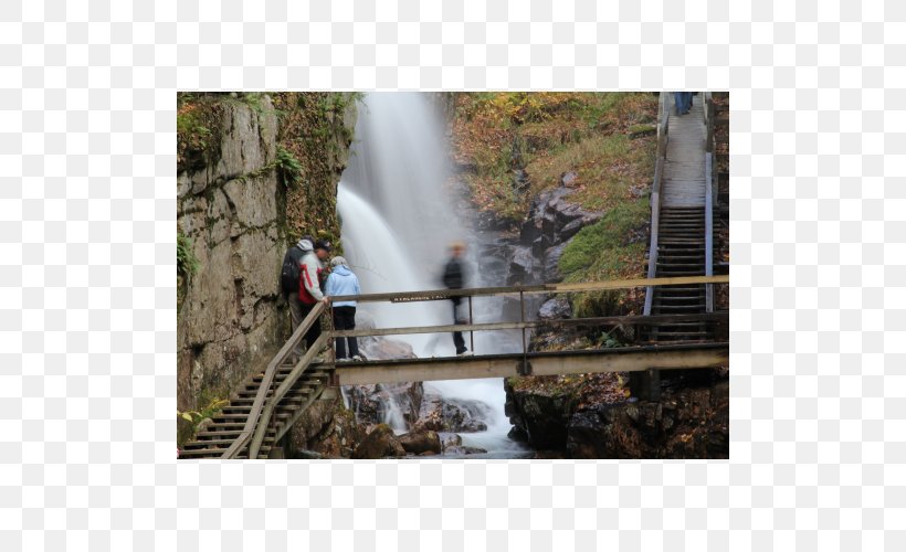 Franconia Notch Mount Liberty The Flume Waterfall, PNG, 500x500px, Franconia Notch, Body Of Water, Bridge, Canyon, Chute Download Free