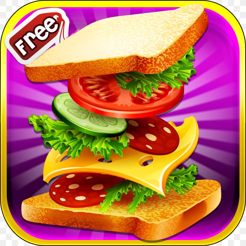Hamburger Sandwich Maker, PNG, 1024x1024px, Hamburger, Cheeseburger, Cooking, Diet Food, Dish Download Free