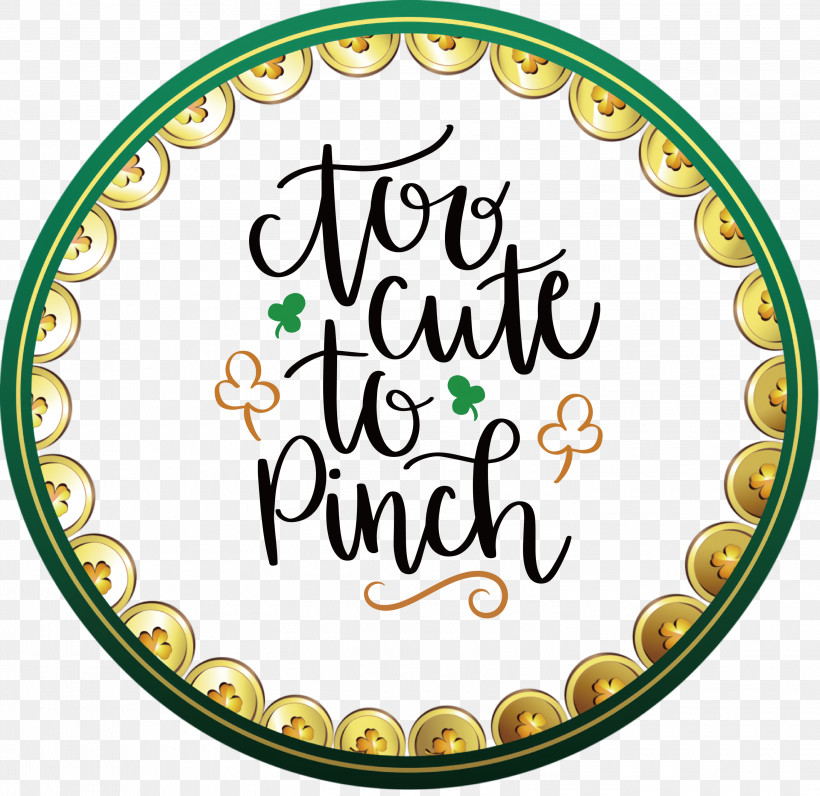 Too Cute_to Pinch St Patricks Day, PNG, 3000x2914px, St Patricks Day, Floral Design, Flower, Painting, Picture Frame Download Free