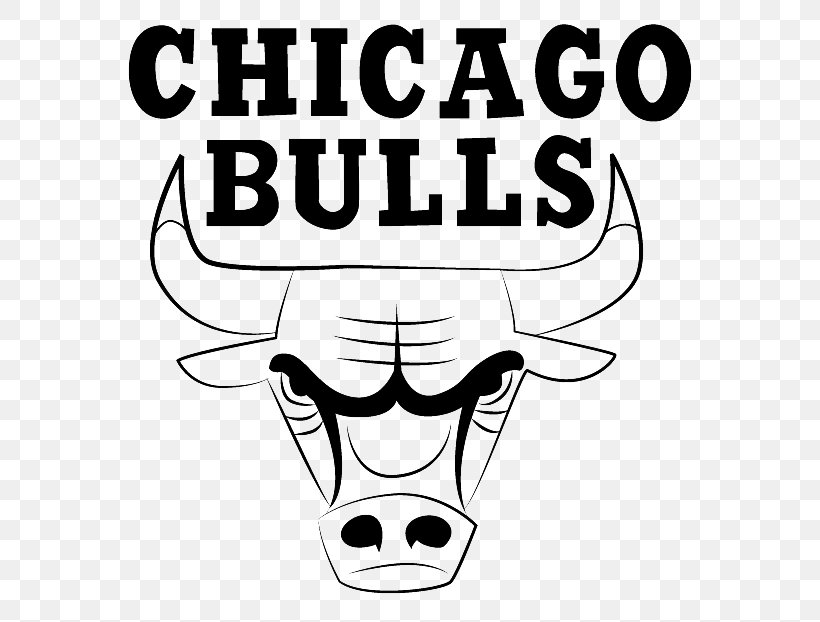 United Center Chicago Bulls NBA Logo Drawing, PNG, 596x622px, United Center, Area, Basketball, Black And White, Bone Download Free