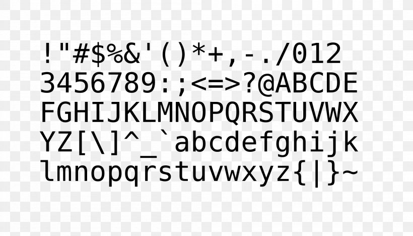 ASCII Encyclopedia Information Wikipedia Document, PNG, 2100x1200px, Ascii, Area, Binary Number, Black, Black And White Download Free