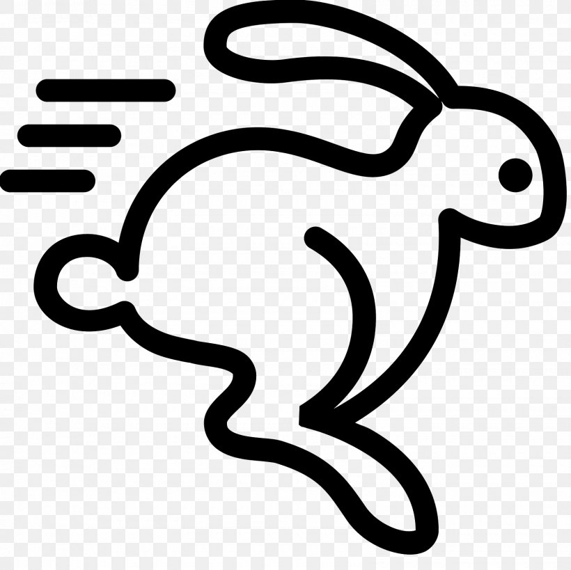 Domestic Rabbit Running Fred, PNG, 1600x1600px, Domestic Rabbit, Animal, Black And White, Finger, Line Art Download Free