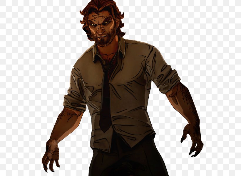 The Wolf Among Us Gray Wolf PlayStation 3 Big Bad Wolf Bigby Wolf, PNG, 567x600px, Wolf Among Us, Big Bad Wolf, Bigby Wolf, Coyote, Fables Download Free
