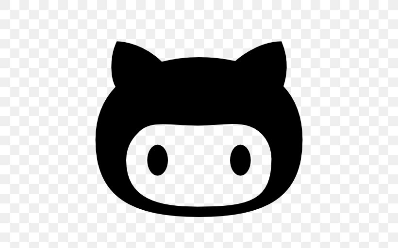 GitHub Font, PNG, 512x512px, Github, Black, Black And White, Carnivoran, Cat Download Free