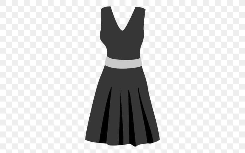 Dress Clothing T-shirt Sleeve, PNG, 512x512px, Dress, Black, Black And White, Clothing, Cocktail Dress Download Free